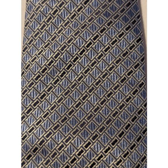 Patek Philippe Pour Ermenegildo Zegna Blue Pattern Silk Tie Limited Edition 2005 - Picture 9 of 12